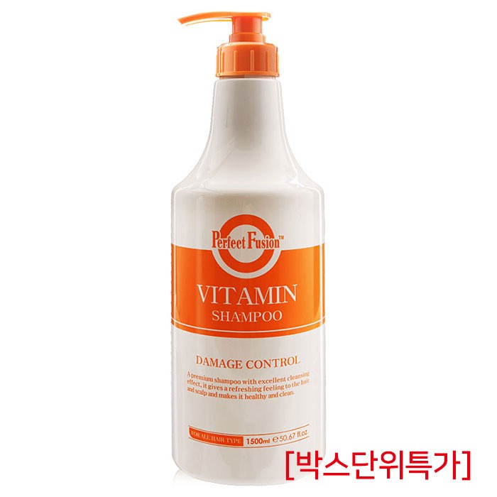 [본] 퍼펙트퓨전 비타민 샴푸 1.500ml (박스단위특가)